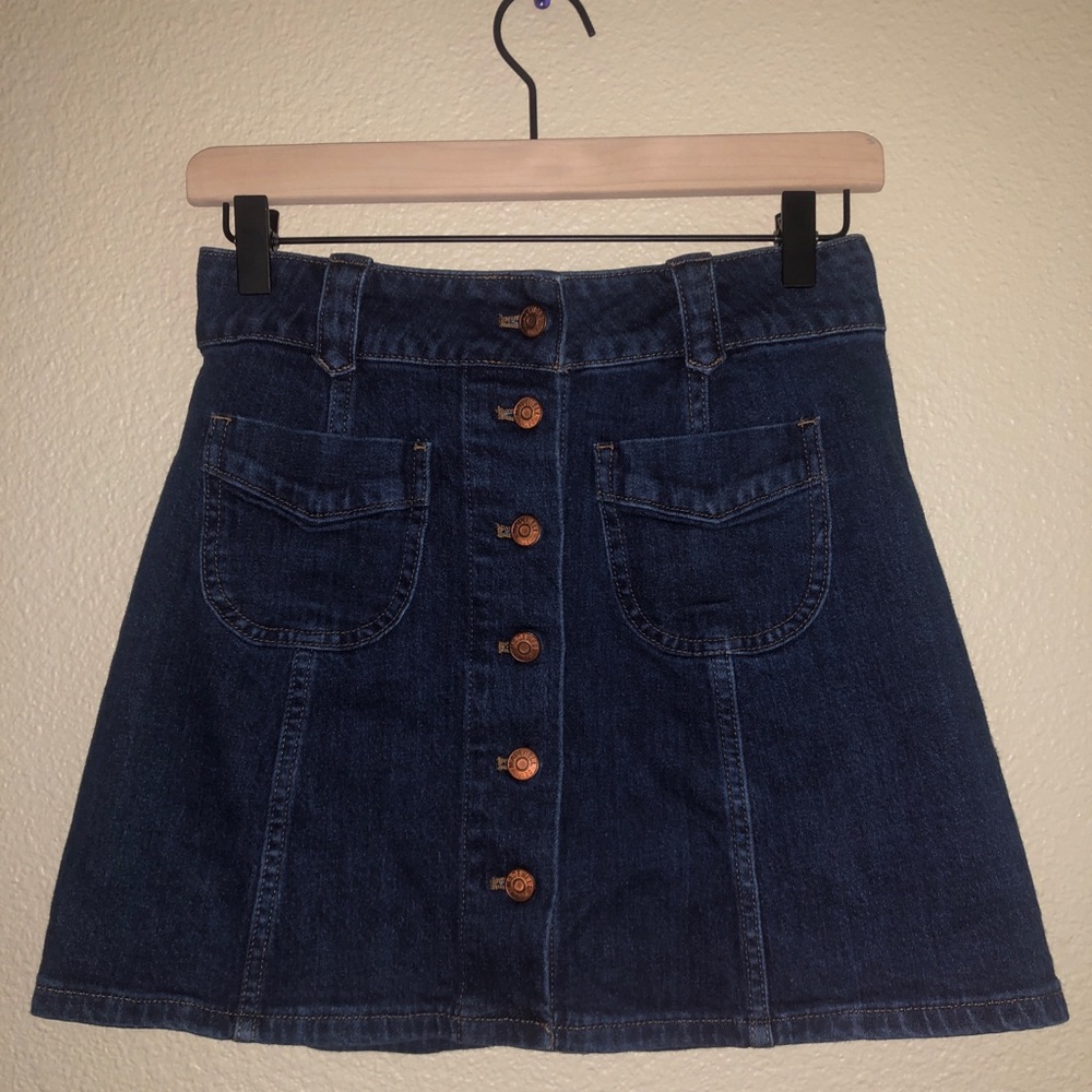 Madewell Stretch A-Line Miniskirt